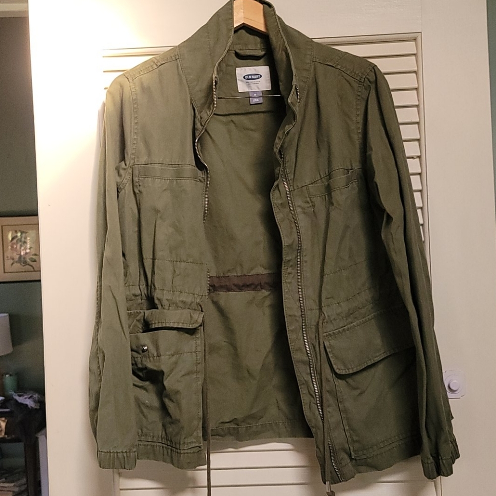Old Navy Army Green Utility Jacket